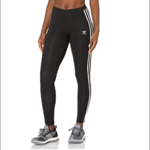 NWT adidas Originals Women's 3-Stripes Leggings - Picture 2 of 8